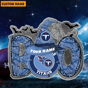 Tennessee Titans NFL Boo Spooky Season Personalized Acrylic Block Plaque For Fan - Limited Edition SPTFTAB136