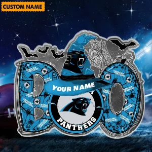 Carolina Panthers NFL Boo Spooky Season Personalized Acrylic Block Plaque For Fan - Limited Edition SPTFTAB150