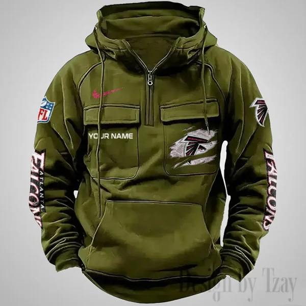 Atlanta Falcons Fashionable Classic Street Hoodie AZVMHD1057 - Image 2