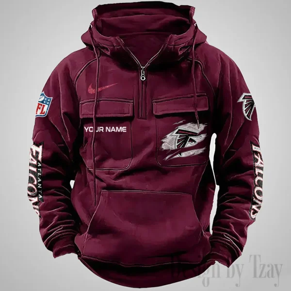 Atlanta Falcons Fashionable Classic Street Hoodie AZVMHD1057 - Image 3