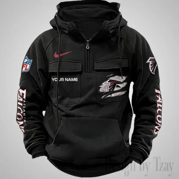Atlanta Falcons Fashionable Classic Street Hoodie AZVMHD1057 - Image 4