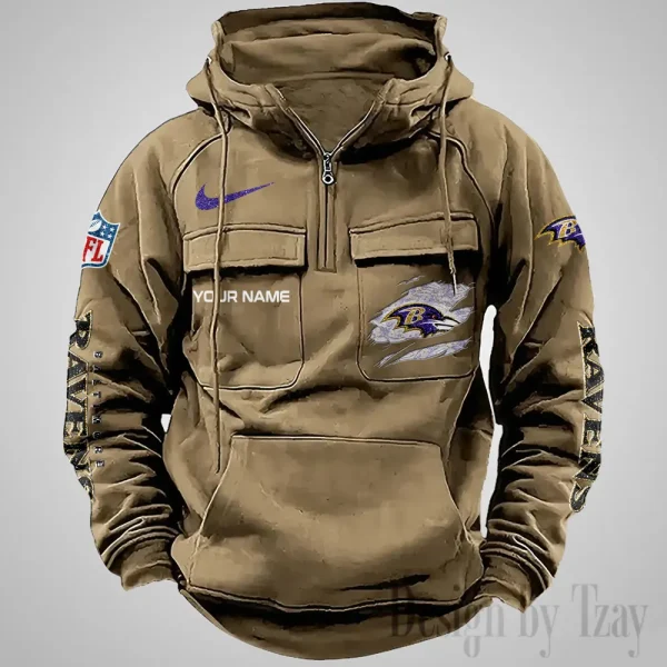 Baltimore Ravens Fashionable Classic Street Hoodie AZVMHD1058 - Image 2