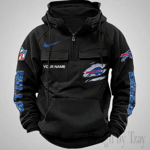 Buffalo Bills Fashionable Classic Street Hoodie AZVMHD1059 - Image 4