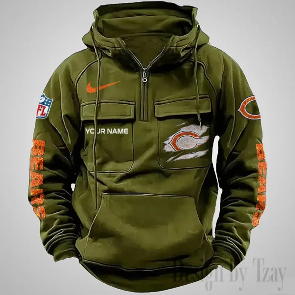 Chicago Bears Fashionable Classic Street Hoodie AZVMHD1061 - Image 2