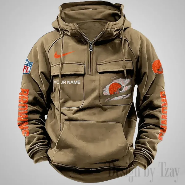 Cleveland Browns Fashionable Classic Street Hoodie AZVMHD1063 - Image 2