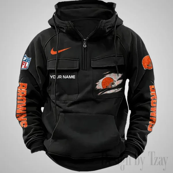 Cleveland Browns Fashionable Classic Street Hoodie AZVMHD1063 - Image 4