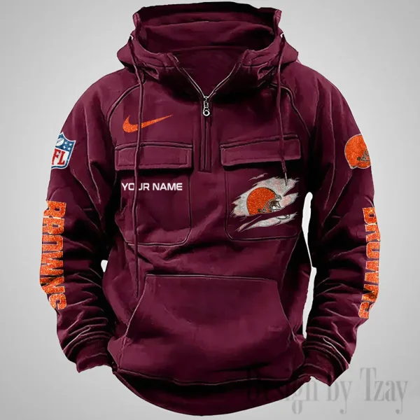 Cleveland Browns Fashionable Classic Street Hoodie AZVMHD1063 - Image 5