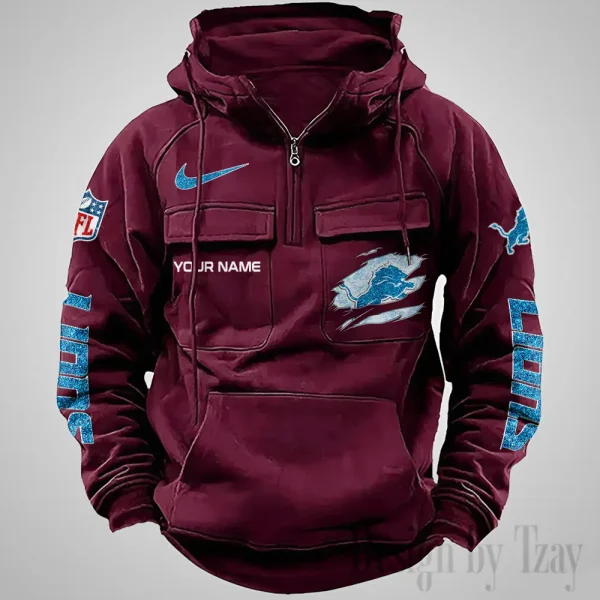 Detroit Lions Fashionable Classic Street Hoodie AZVMHD1066 - Image 2