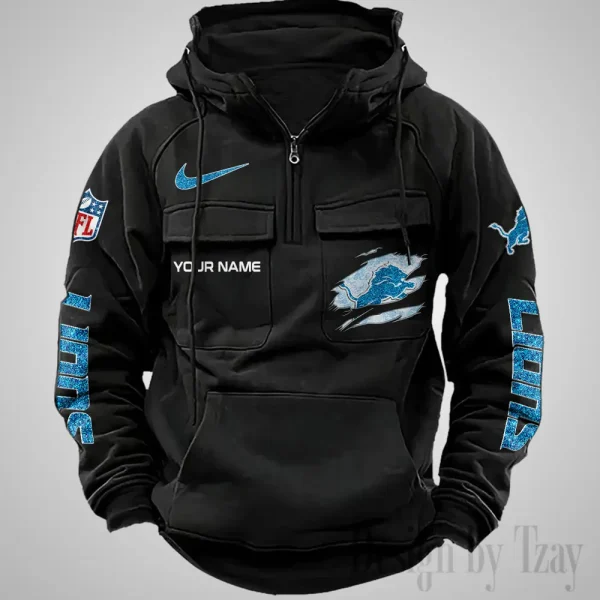 Detroit Lions Fashionable Classic Street Hoodie AZVMHD1066 - Image 3