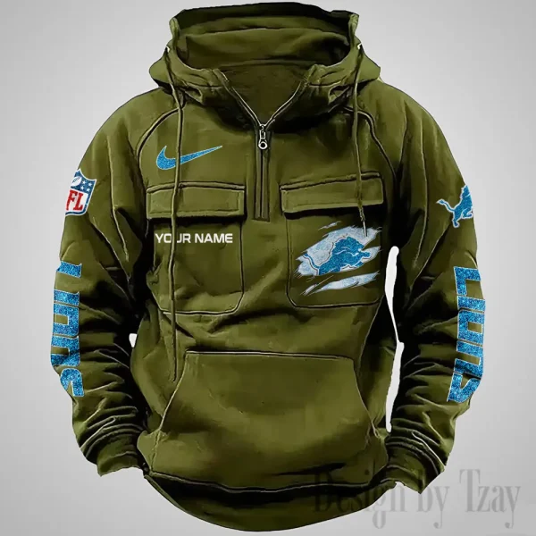 Detroit Lions Fashionable Classic Street Hoodie AZVMHD1066 - Image 4