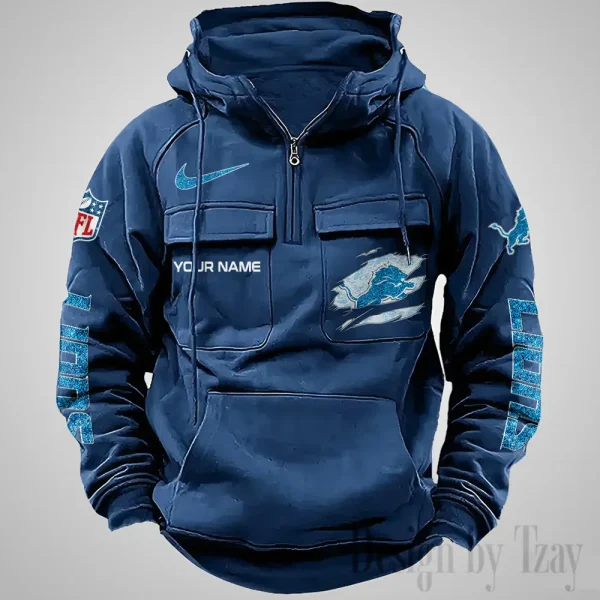 Detroit Lions Fashionable Classic Street Hoodie AZVMHD1066