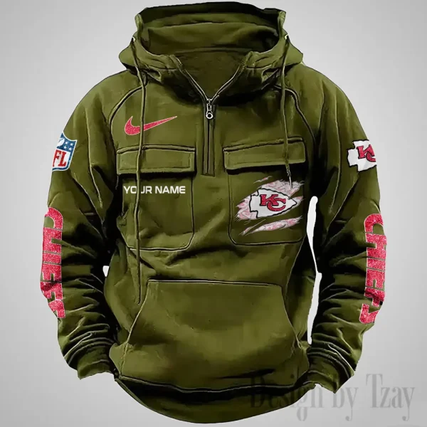 Kansas City Chiefs Fashionable Classic Street Hoodie AZVMHD1071 - Image 2