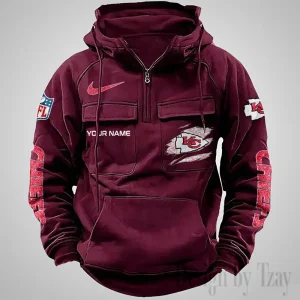 Kansas City Chiefs Fashionable Classic Street Hoodie AZVMHD1071