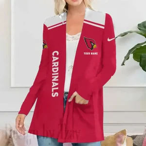 Arizona Cardinals Women’s Patch Pocket Cardigan SPTWPPC162