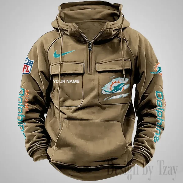Miami Dolphins Fashionable Classic Street Hoodie AZVMHD1075