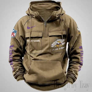 Minnesota Vikings Fashionable Classic Street Hoodie AZVMHD1076