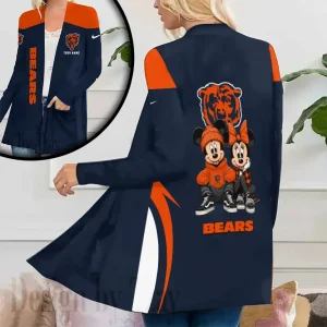 Chicago Bears Women’s Patch Pocket Cardigan SPTWPPC167