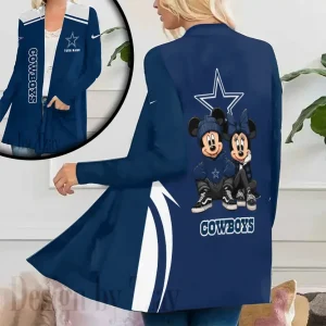 Dallas Cowboys Women’s Patch Pocket Cardigan SPTWPPC170