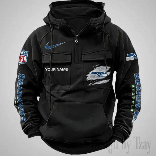 Seattle Seahawks Fashionable Classic Street Hoodie AZVMHD1084 - Image 5