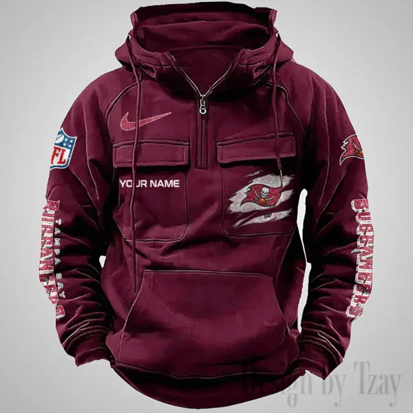 Tampa Bay Buccaneers Fashionable Classic Street Hoodie AZVMHD1085 - Image 5