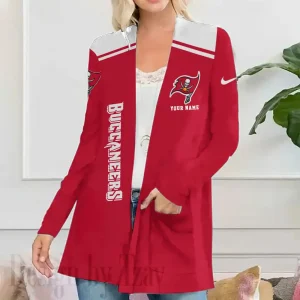 Tampa Bay Buccaneers Women’s Patch Pocket Cardigan SPTWPPC191
