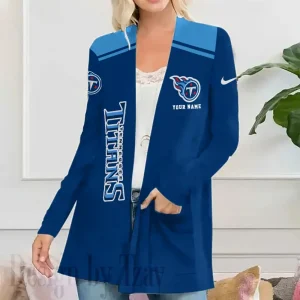 Tennessee Titans Women’s Patch Pocket Cardigan SPTWPPC192