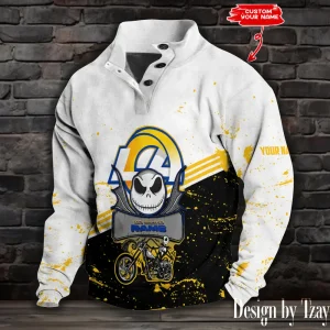 Los Angeles Rams Buttoned Collar Sweatshirt New Design 2025 S9DBSCH2078