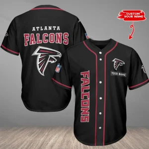 Atlanta Falcons Casual Button Baseball Shirt Trending 2025 AZCBJS781