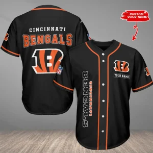 Cincinnati Bengals Casual Button Baseball Shirt Trending 2025 AZCBJS786