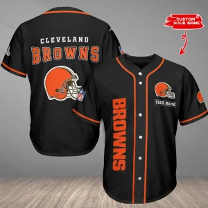 Cleveland Browns Casual Button Baseball Shirt Trending 2025 AZCBJS787