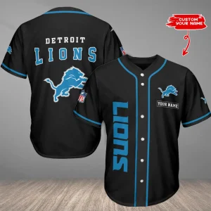 Detroit Lions Casual Button Baseball Shirt Trending 2025 AZCBJS790