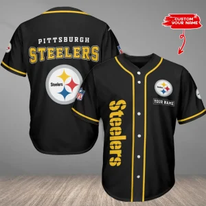 Pittsburgh Steelers Casual Button Baseball Shirt Trending 2025 AZCBJS806
