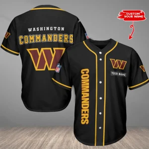 Washington Commanders Casual Button Baseball Shirt Trending 2025 AZCBJS811