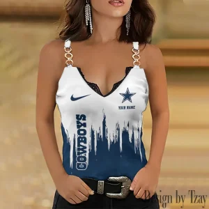 Dallas Cowboys Special Chain Strap Tank Top Gift For Fan SPTWCSTT757