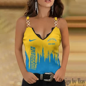 Los Angeles Chargers Special Chain Strap Tank Top Gift For Fan SPTWCSTT766