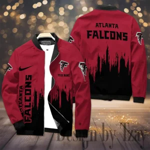 Atlanta Falcons Full Zip Bomber Jacket For Men AZCBJ282
