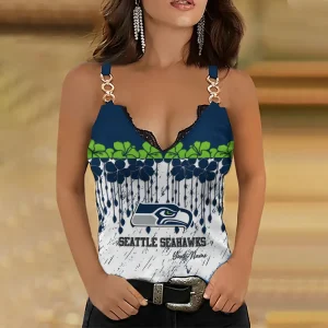 Seattle Seahawks Special Chain Strap Tank Top Gift For Fan SPTWCSTT809