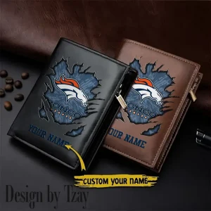 Denver Broncos Men Wallet Pu Leather Gift Purse SPTLVW1092