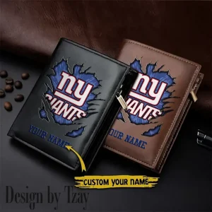 New York Giants Men Wallet Pu Leather Gift Purse SPTLVW1106