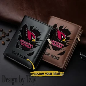 Arizona Cardinals Men Wallet Pu Leather Gift Purse SPTLVW1115