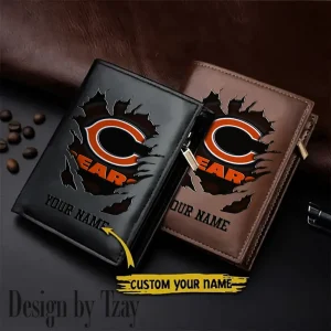 Chicago Bears Men Wallet Pu Leather Gift Purse SPTLVW1120