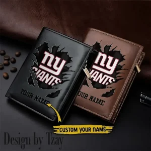 New York Giants Men Wallet Pu Leather Gift Purse SPTLVW1138