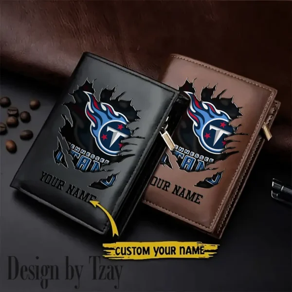 Tennessee Titans Men Wallet Pu Leather Gift Purse SPTLVW1145