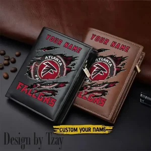 Atlanta Falcons Men Wallet Pu Leather Gift Purse SPTLVW1148