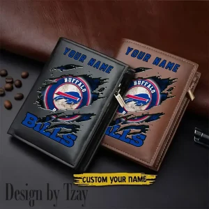 Buffalo Bills Men Wallet Pu Leather Gift Purse SPTLVW1150