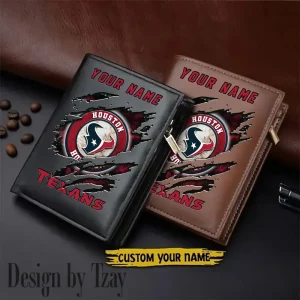 Houston Texans Men Wallet Pu Leather Gift Purse SPTLVW1159