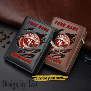 San Francisco 49ers Men Wallet Pu Leather Gift Purse SPTLVW1174