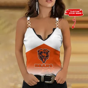 Chicago Bears Special Chain Strap Tank Top Gift For Fan SPTWCSTT851