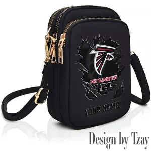 Atlanta Falcons Cute Shoulder Bag With Colorful Canvas Zipper Printed S9CBB649