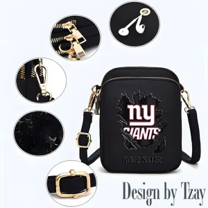 New York Giants Cute Shoulder Bag With Colorful Canvas Zipper Printed S9CBB671